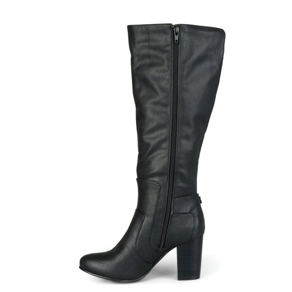 Journee Women's Wide Calf Carver Boot Black US 8 NWOB - Picture 2 of 7